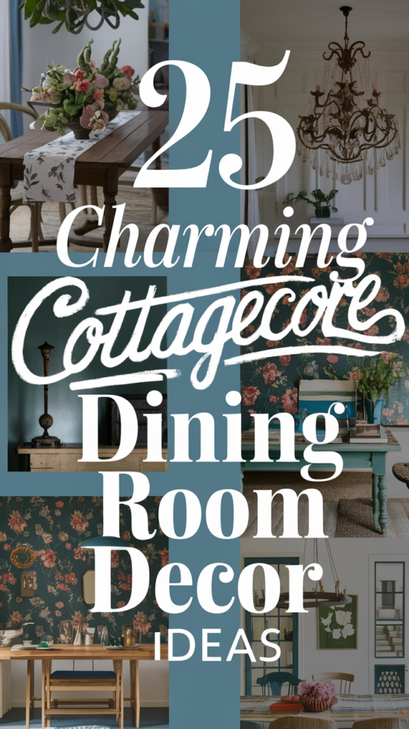 25 Charming Cottagecore Dining Room Decor Ideas That Evoke Nostalgia