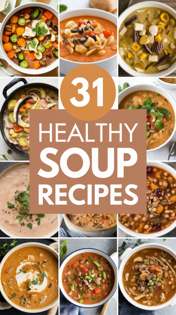 31 Healthy Soup Recipes to Boost Your Immunity This Winter