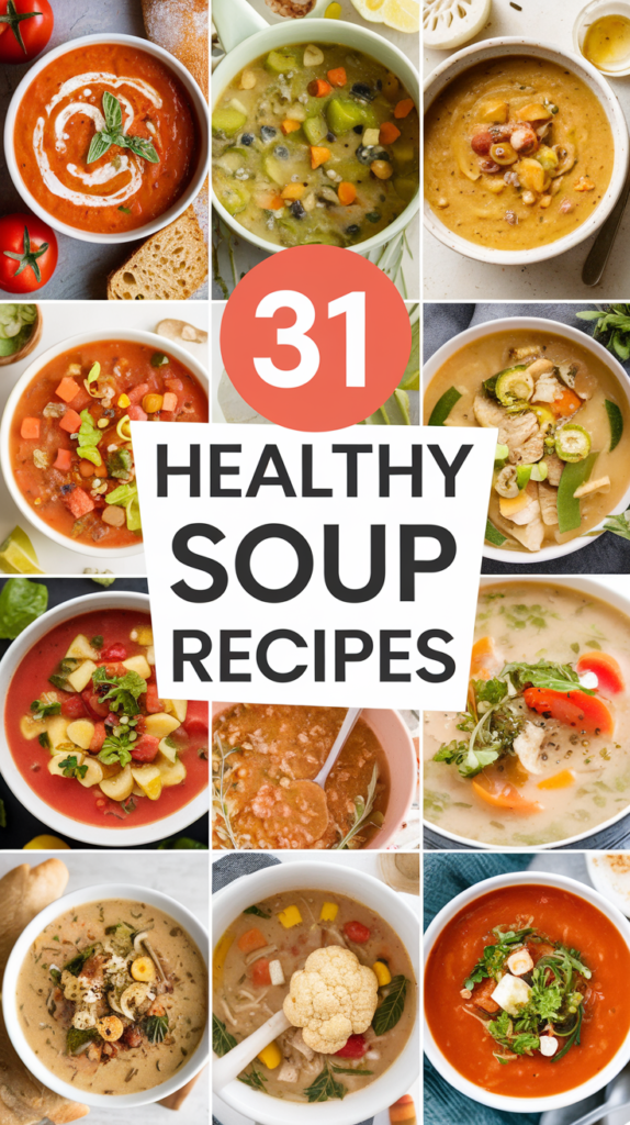 31 Healthy Soup Recipes to Boost Your Immunity This Winter