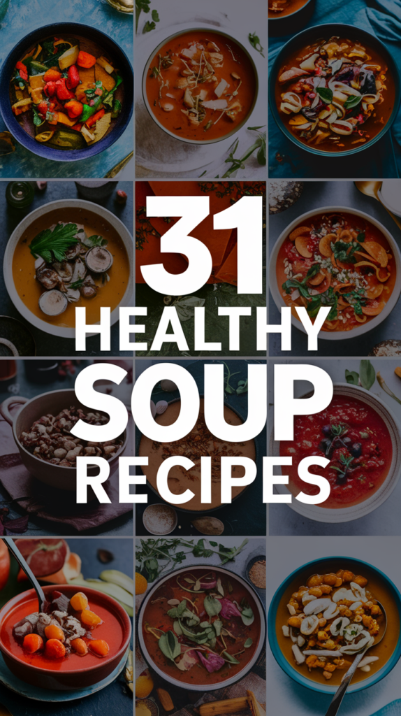 31 Healthy Soup Recipes to Boost Your Immunity This Winter