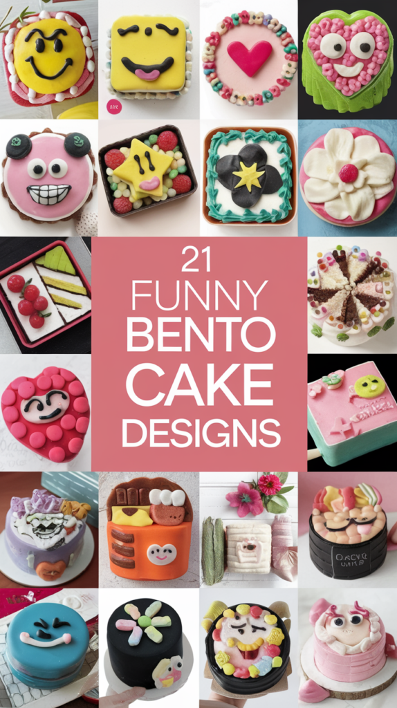 21 Absolutely Funny Bento Cake Designs You Have to See to Believe!