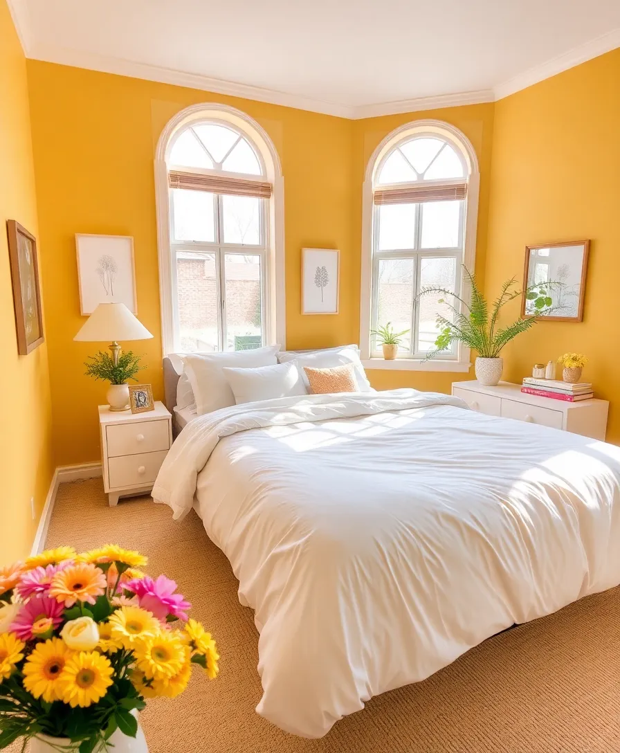 21 Best Warm Bedroom Colors That Will Make You Feel Like You're in a Cozy Hug! 21 Warm Bedroom Colors That Will Make You Feel Like You're in a Cozy Hug! - 9. Golden Yellow: Radiant Warmth