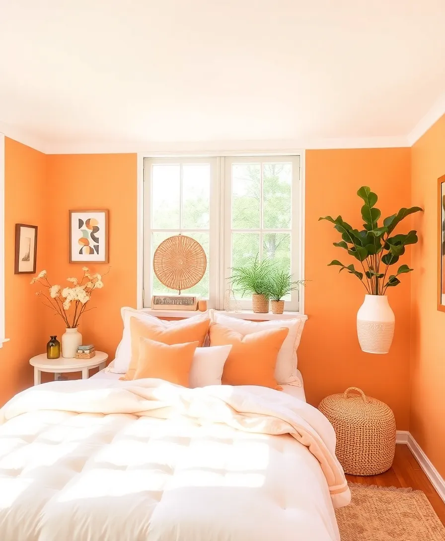 21 Best Warm Bedroom Colors That Will Make You Feel Like You're in a Cozy Hug! 21 Warm Bedroom Colors That Will Make You Feel Like You're in a Cozy Hug! - 19. Apricot: Sweet Warmth