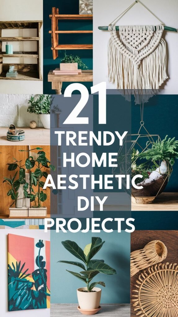 21 Trendy Home Aesthetic DIY Projects to Give Your Space a Fresh Makeover!