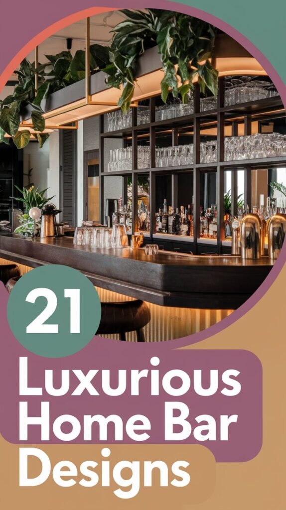 21 Luxurious Home Bar Designs That Make a Statement