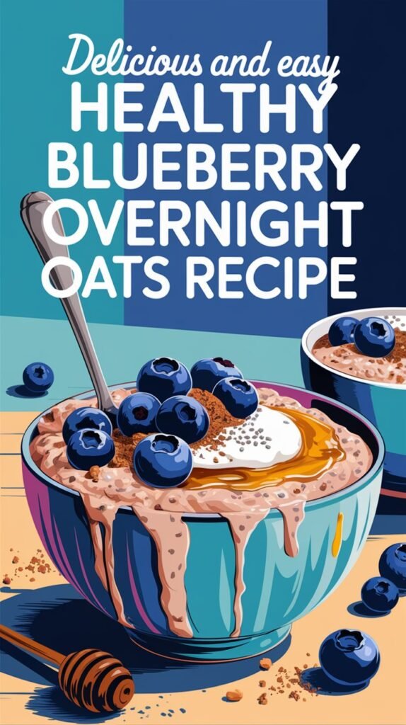 Delicious and Easy Healthy Blueberry Overnight Oats Recipe