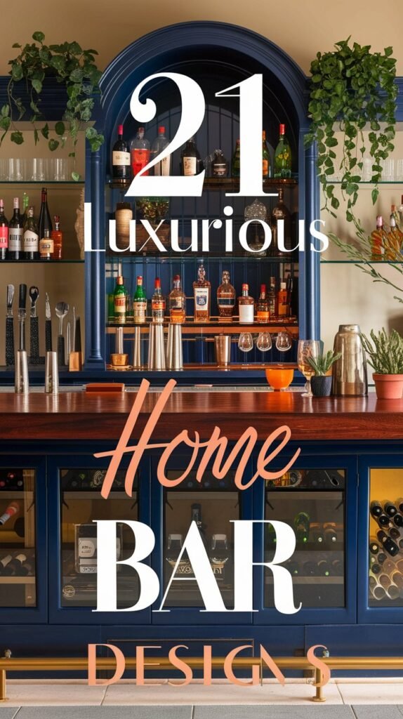 21 Luxurious Home Bar Designs That Make a Statement
