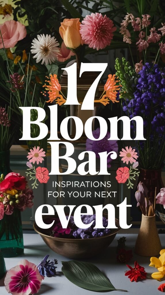 17 Bloom Bar Inspirations For Your Next Event