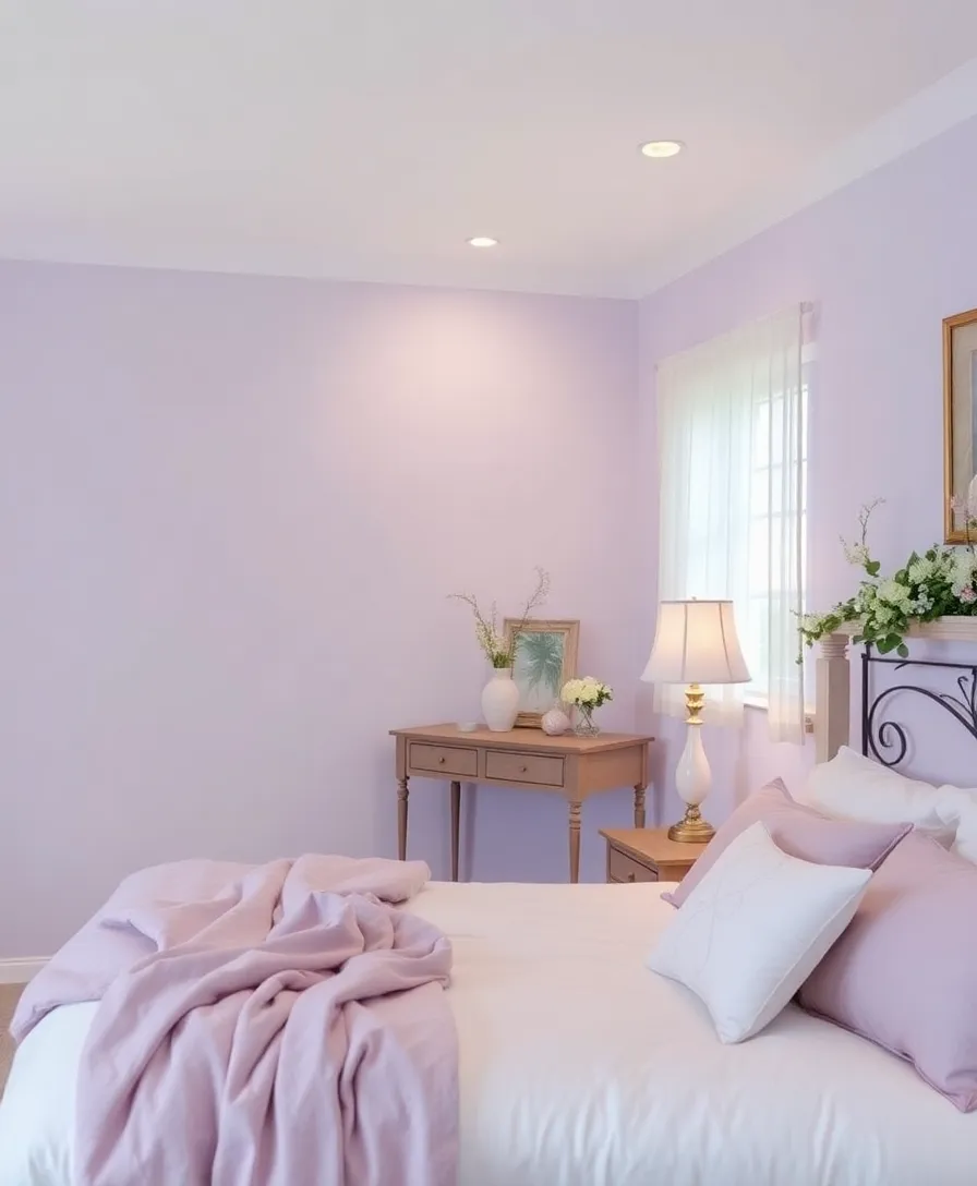 21 Best Warm Bedroom Colors That Will Make You Feel Like You're in a Cozy Hug! 21 Warm Bedroom Colors That Will Make You Feel Like You're in a Cozy Hug! - 11. Soft Lavender: Subtle Warmth